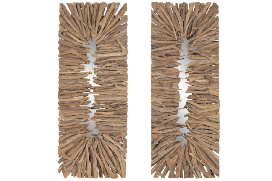 Lampa ścienna Kinkiet Woodland drewniany 130 cm - Item International