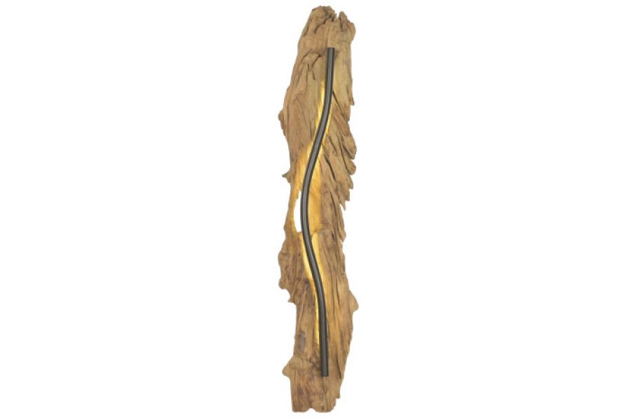 Lampa ścienna Kinkiet Woodland drewniany 150 cm - Item International