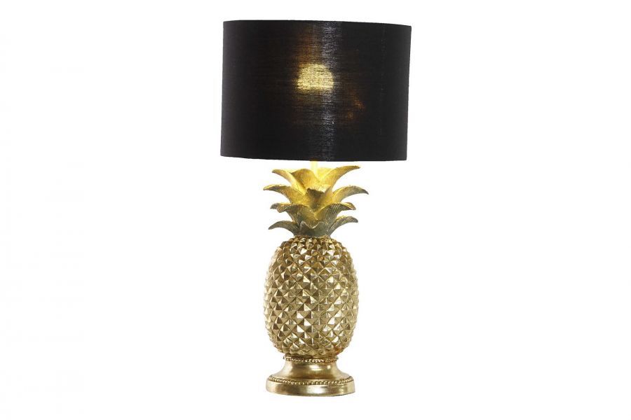 Lampa stołowa Ananas złota