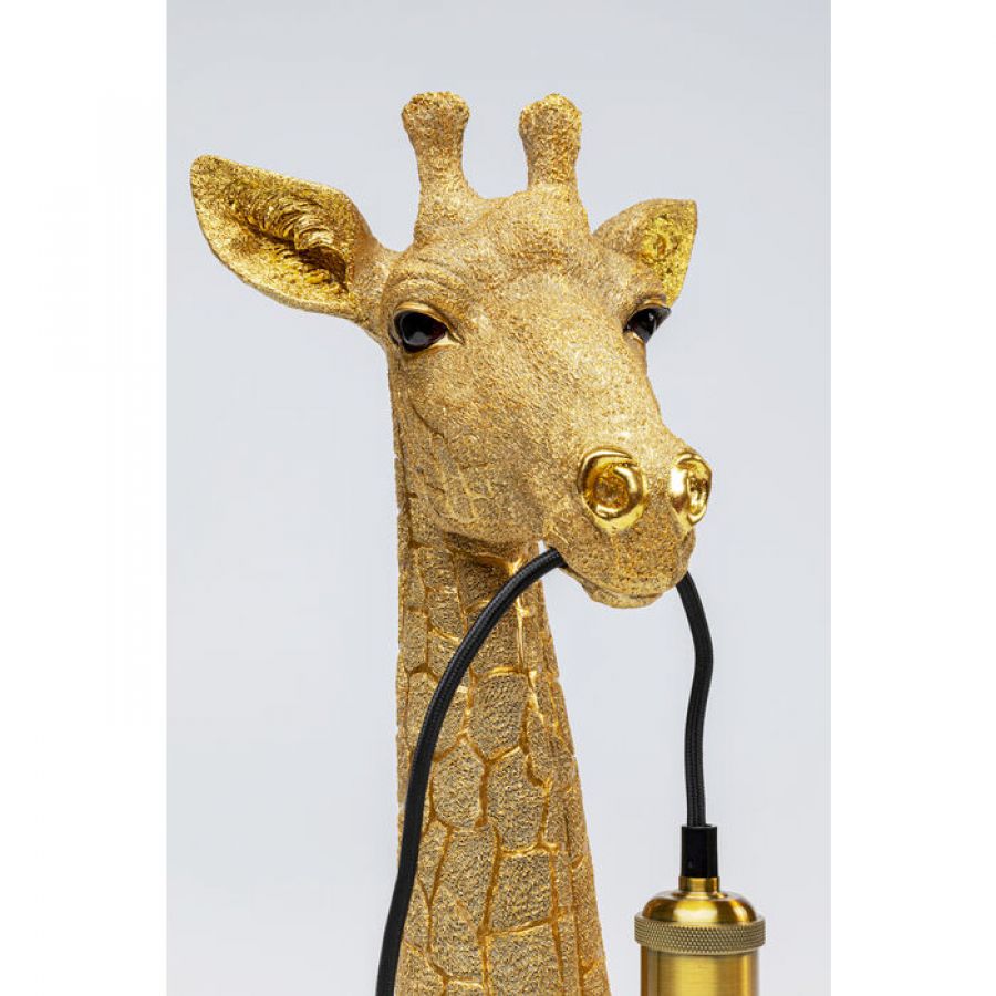 Lampa stołowa Animal Giraffe złota - Kare Design