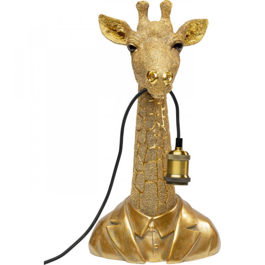 Lampa stołowa Animal Giraffe złota - Kare Design