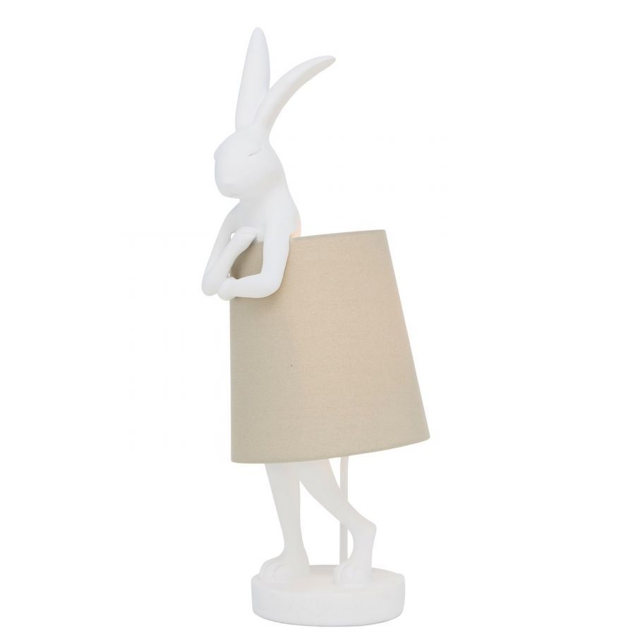 Lampa stołowa Animal Rabbit brązowa - Boltze