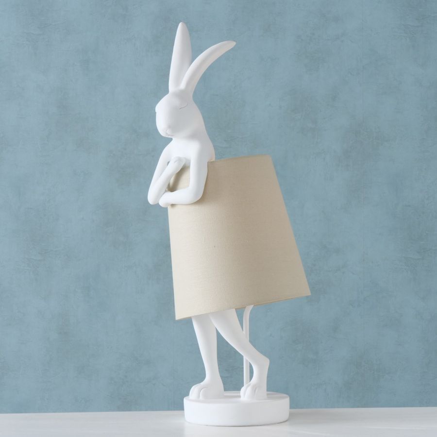 Lampa stołowa Animal Rabbit brązowa - Boltze