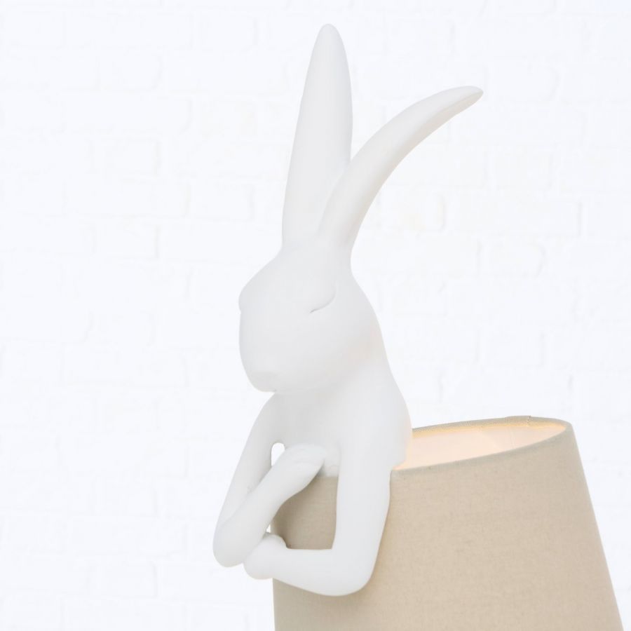 Lampa stołowa Animal Rabbit brązowa - Boltze