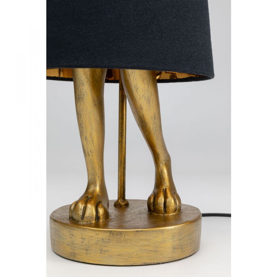 Lampa stołowa Animal Rabbit czarna 68cm - Kare Design