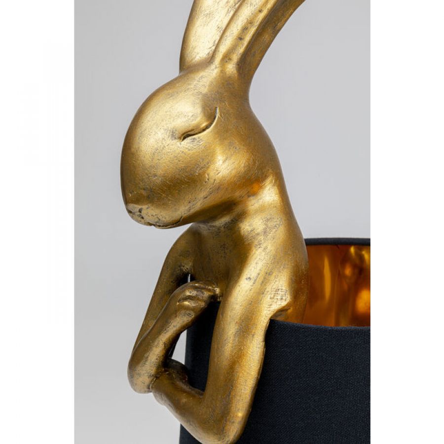 Lampa stołowa Animal Rabbit czarna 68cm - Kare Design