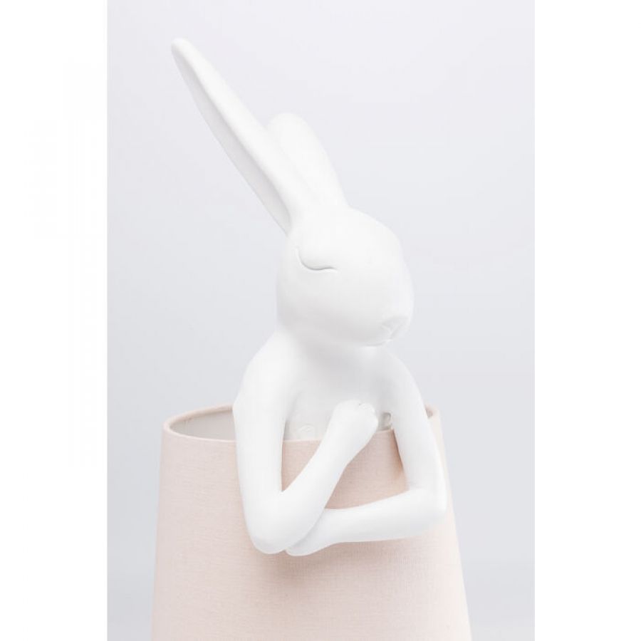 Lampa stołowa Animal Rabbit różowa 68 cm - Kare Design