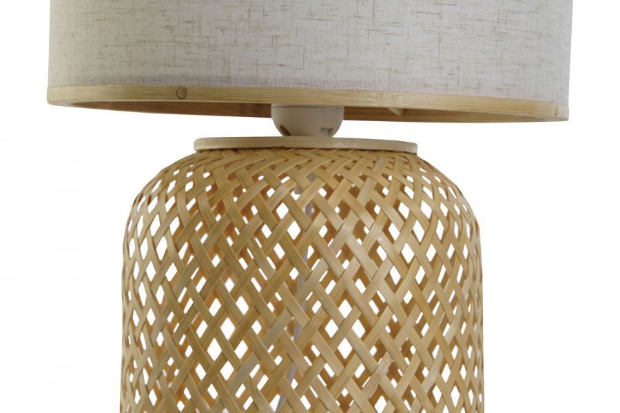 Lampa stołowa Bamboo ażurowa 