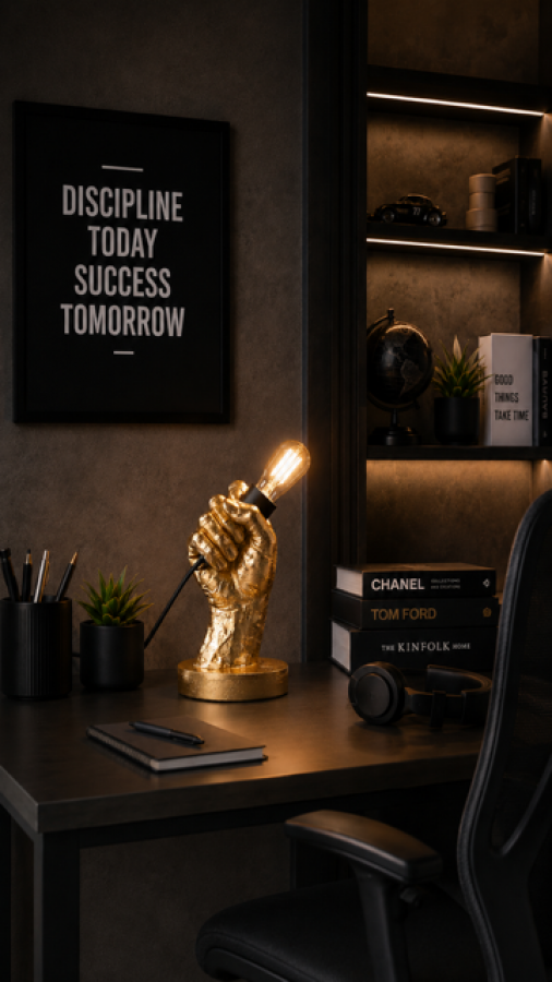 Lampa stołowa body Hand - Item International