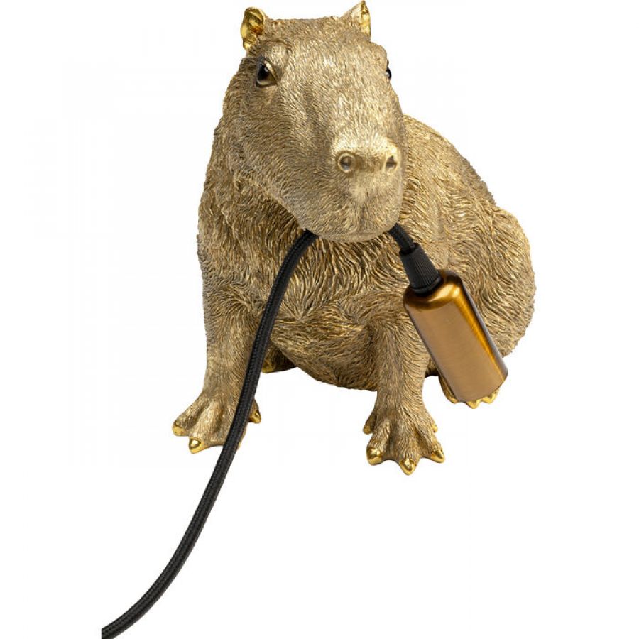 Lampa stołowa Capybara złota  - Kare Design