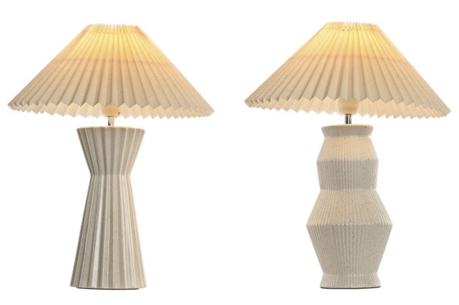 Lampa stołowa ceramiczna Japandi