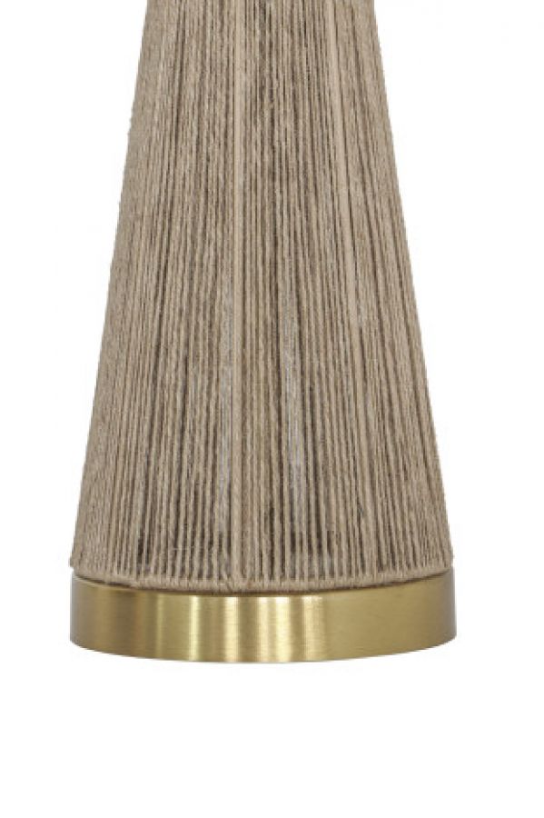 Lampa stołowa Corfu z rattanu boho - Item International