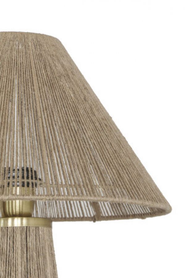 Lampa stołowa Corfu z rattanu boho - Item International