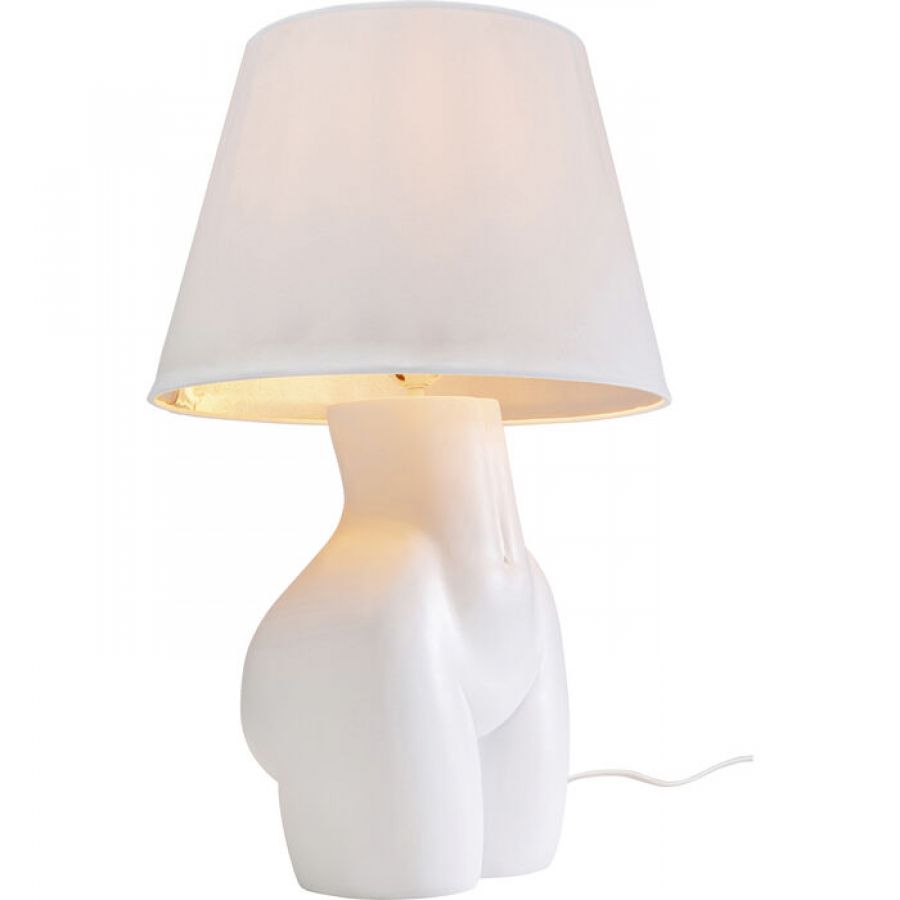 Lampa stołowa Donna Body biała - Kare Design