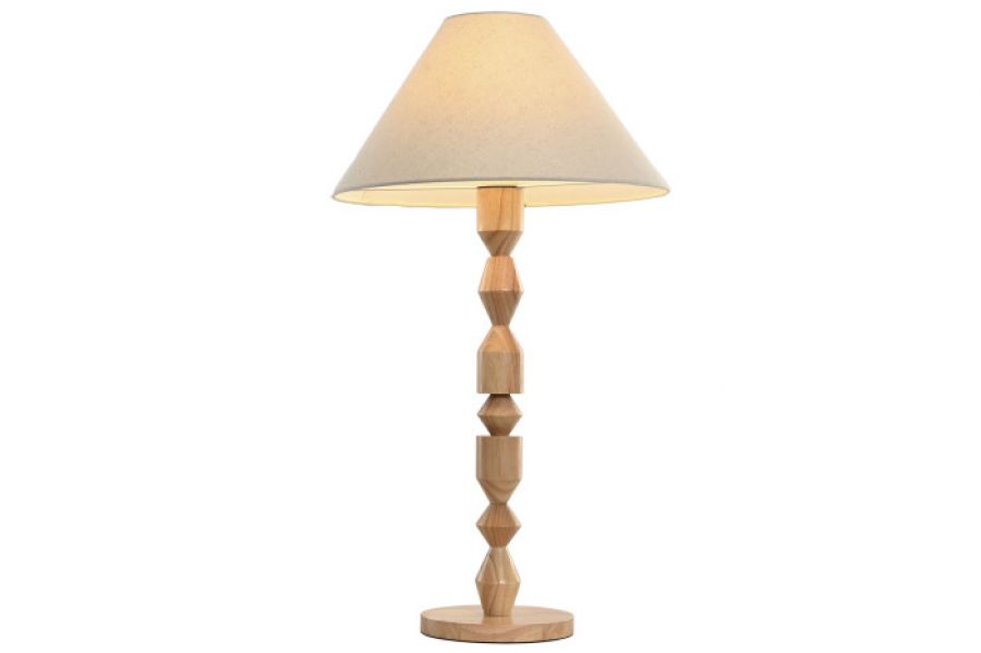 Lampa stołowa drewniana Modern