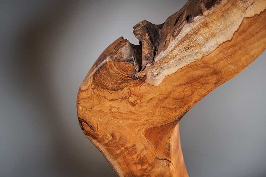 Lampa stołowa drewniana Organic Artwork 55 cm - Invicta Interior