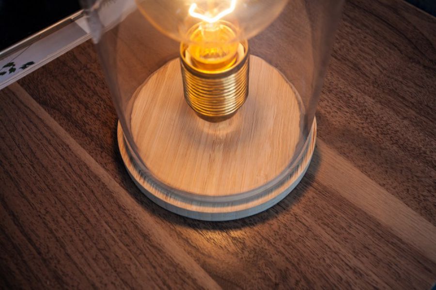 Lampa stołowa Edison retro - Invicta Interior