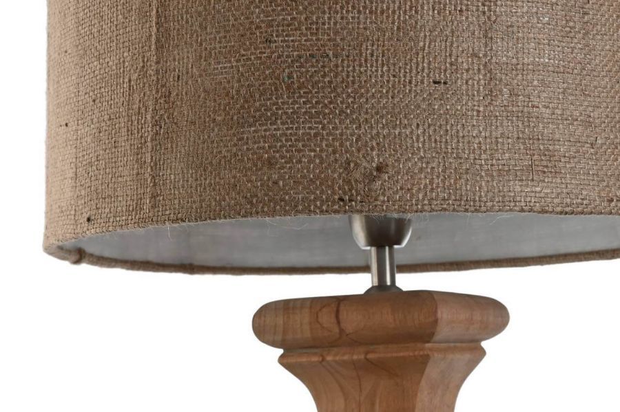 Lampa stołowa Elegant z drewna mango 82 cm