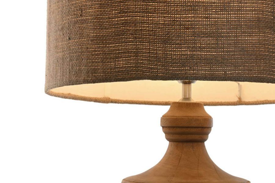 Lampa stołowa Elegant z drewna mango 86 cm
