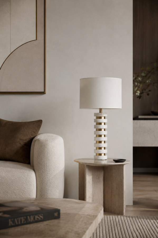 Lampa stołowa Elegantare marmur - Item International