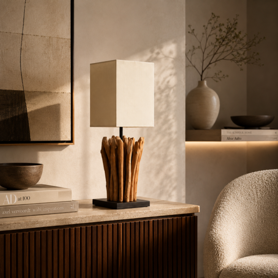 Lampa stołowa Euphoria biała - Invicta Interior