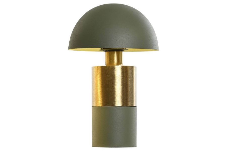 Lampa stołowa Grzybek zielona złota 45 cm