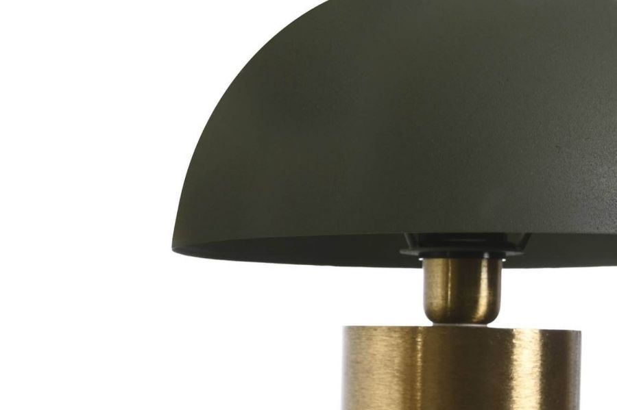 Lampa stołowa Grzybek zielona złota 45 cm