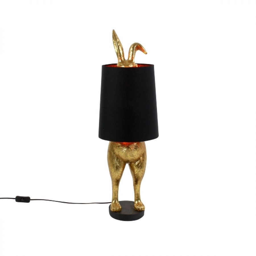 Lampa stołowa Hiding Bunny czarna - Werner Voss