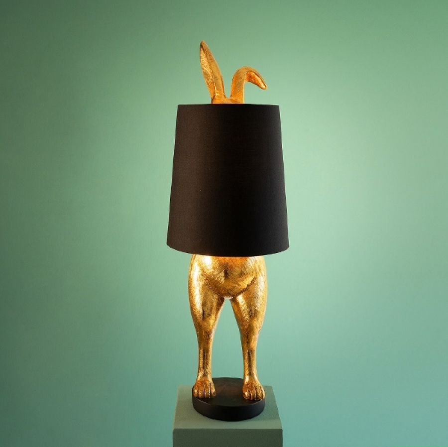 Lampa stołowa Hiding Bunny czarna - Werner Voss
