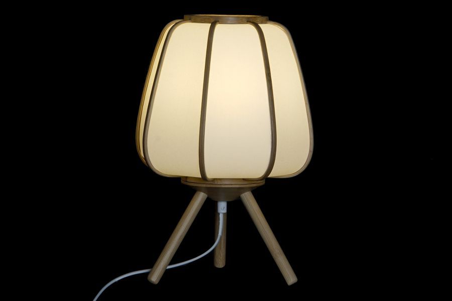 Lampa stołowa Japandi bambus