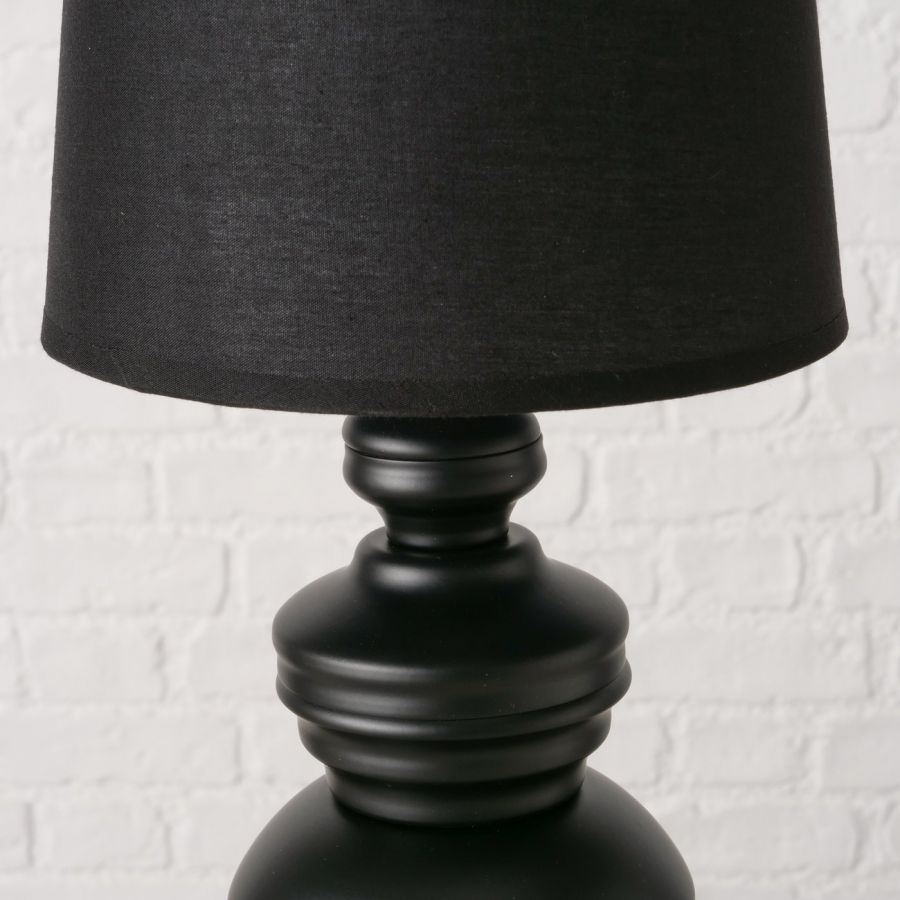 Lampa stołowa Josephine czarna matowa - Boltze