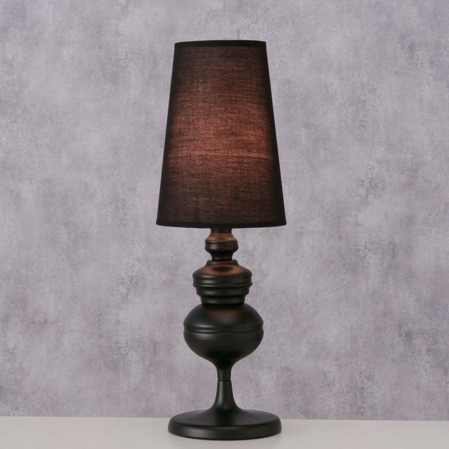 Lampa stołowa Josephine czarna matowa - Boltze
