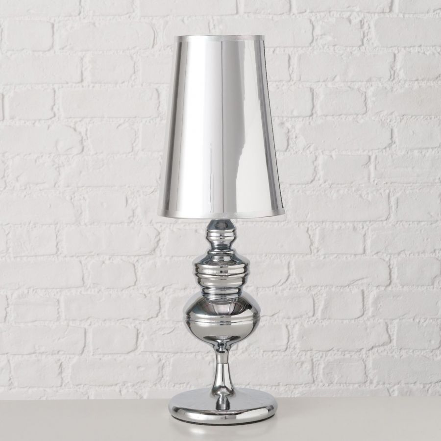 Lampa stołowa Josephine srebrna - Boltze