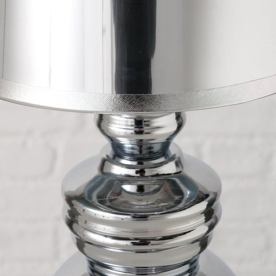 Lampa stołowa Josephine srebrna - Boltze