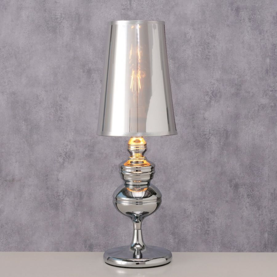 Lampa stołowa Josephine srebrna - Boltze