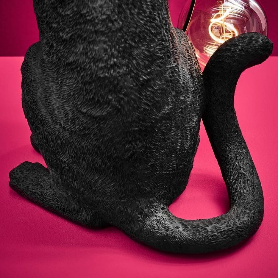 Lampa stołowa Kot Chouchou czarna - Werner Voss