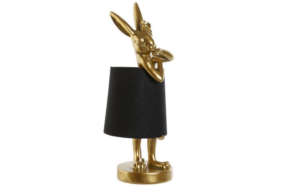 Lampa stołowa Królik Rabbit Bunny złota