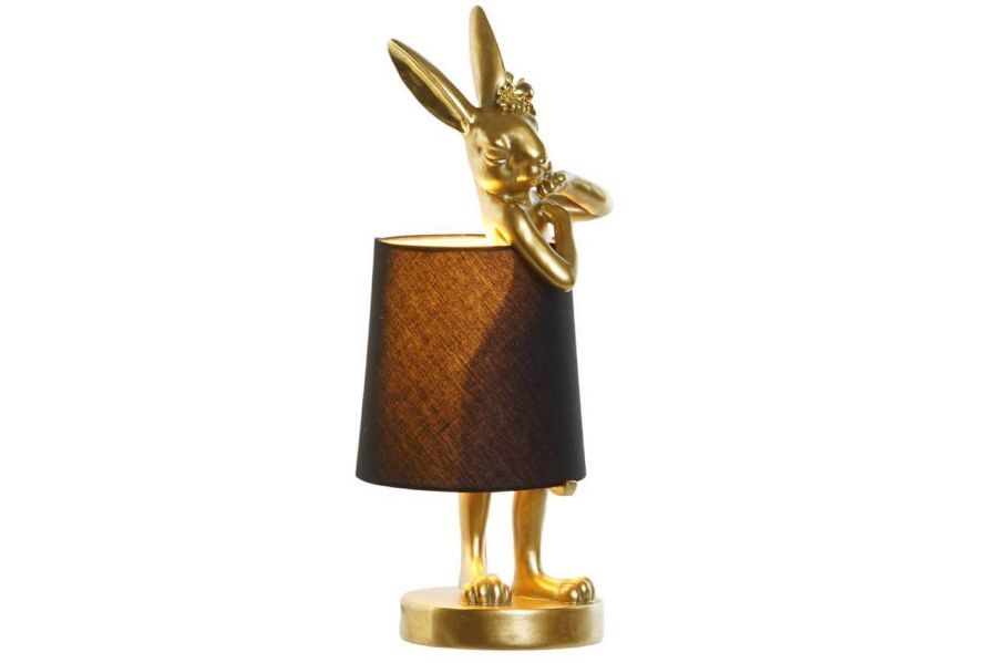 Lampa stołowa Królik Rabbit Bunny złota