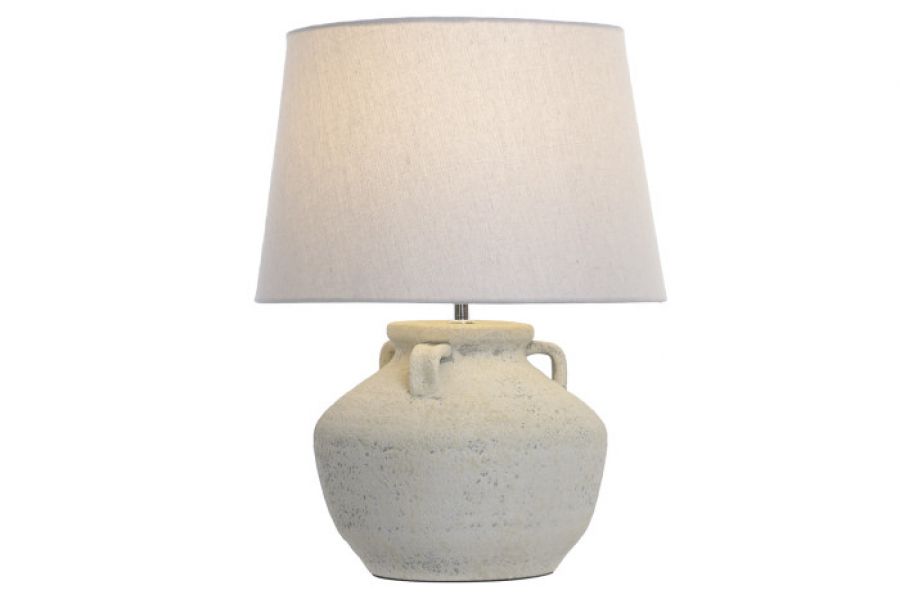 Lampa stołowa Mediterranean biała 50 cm