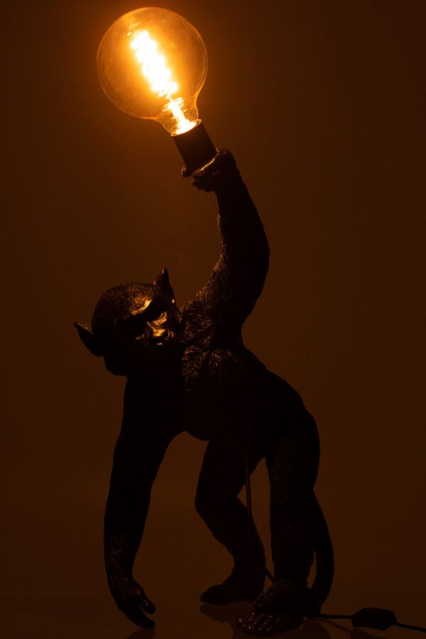 Lampa stołowa Monkey czarna 60 cm
