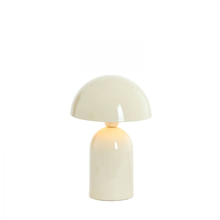 Lampa stołowa Mushroom biała creme 35 cm
