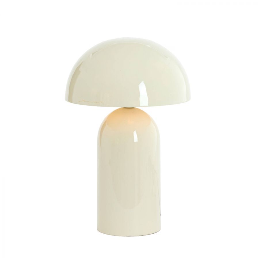 Lampa stołowa Mushroom biała creme 48 cm