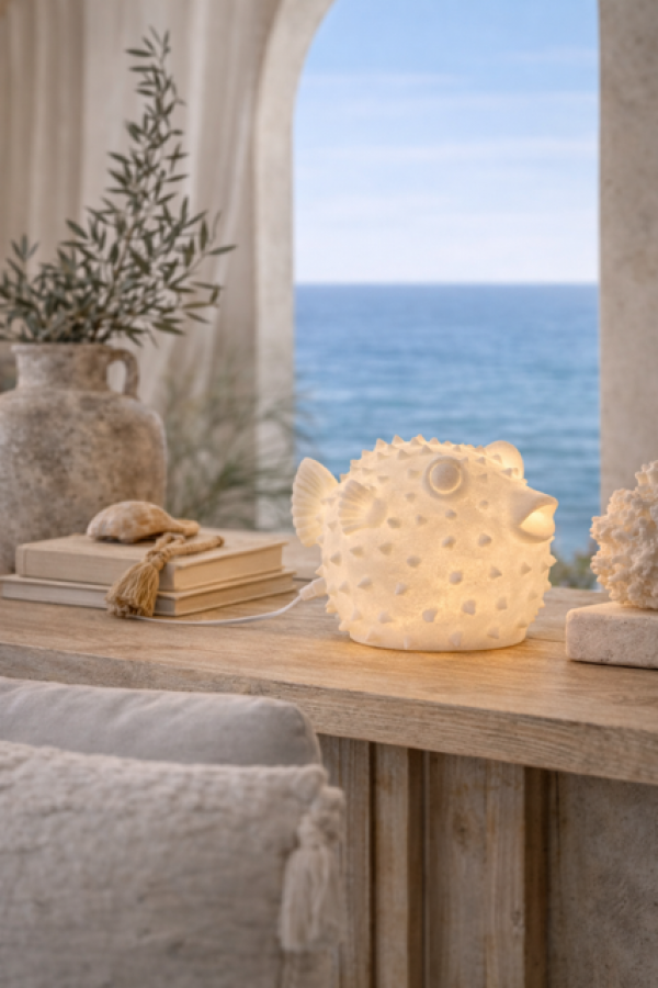 Lampa stołowa Ocean Sculptura Puffer