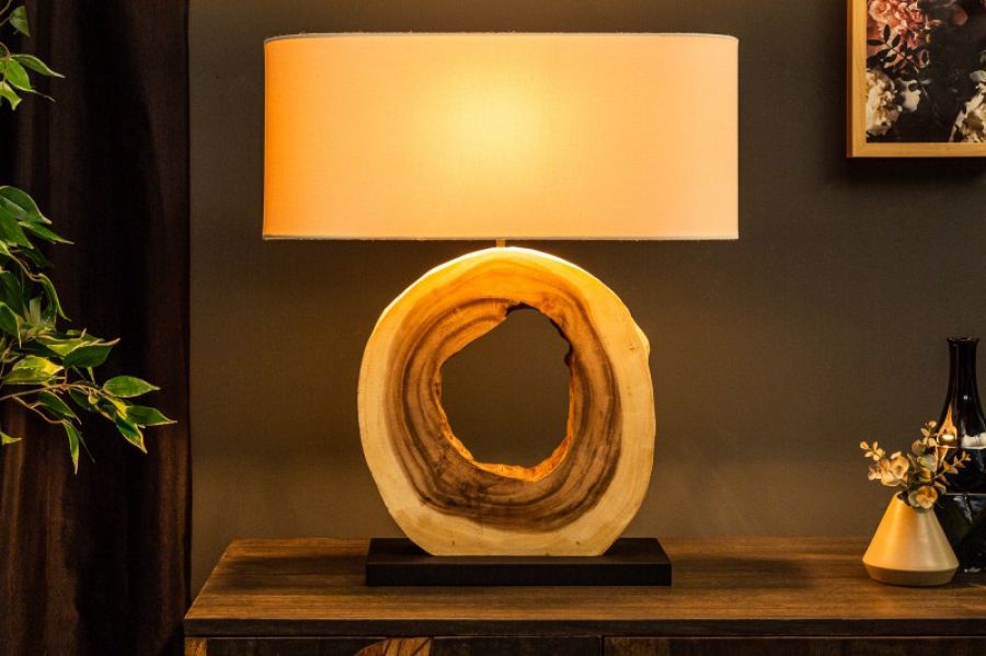 Lampa stołowa Organic Artwork  - Invicta Interior