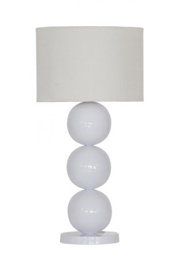 Lampa stołowa Pearl white - Item International