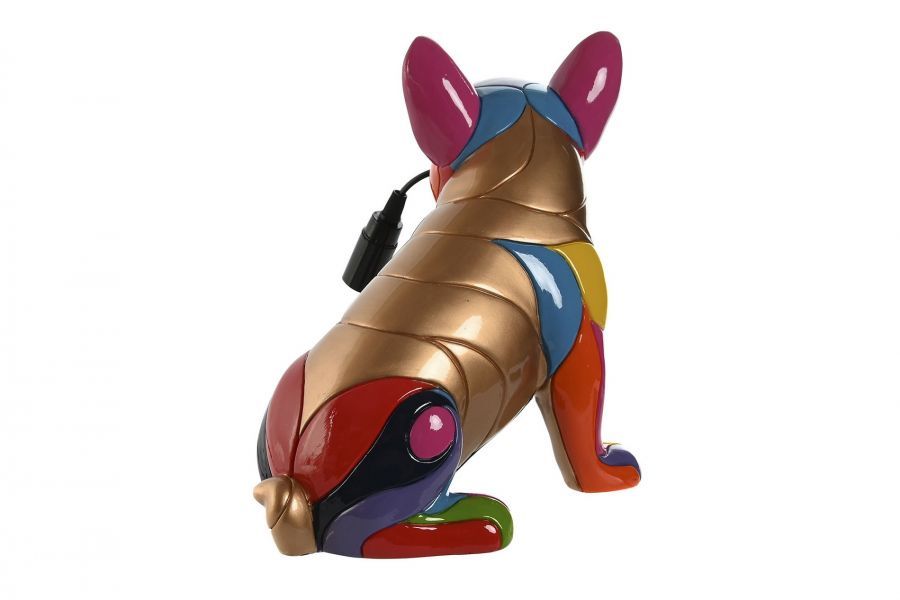 Lampa stołowa pies French Bulldog color
