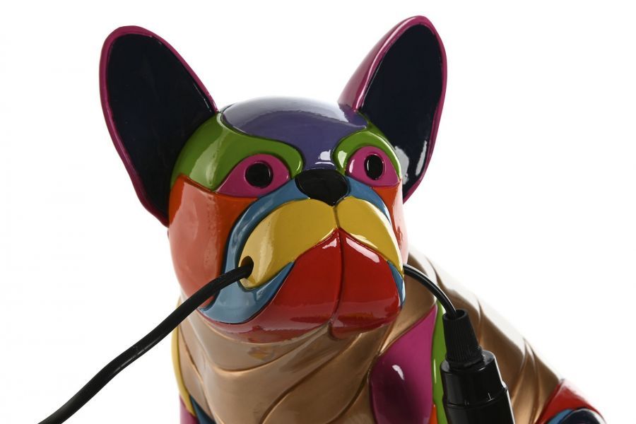 Lampa stołowa pies French Bulldog color