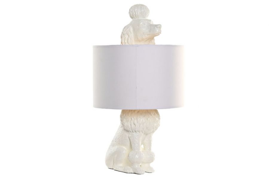 Lampa stołowa Pudel siedzący biała  - Item International