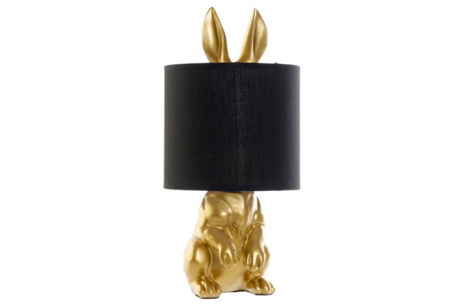 Lampa stołowa Rabbit złota - Item International