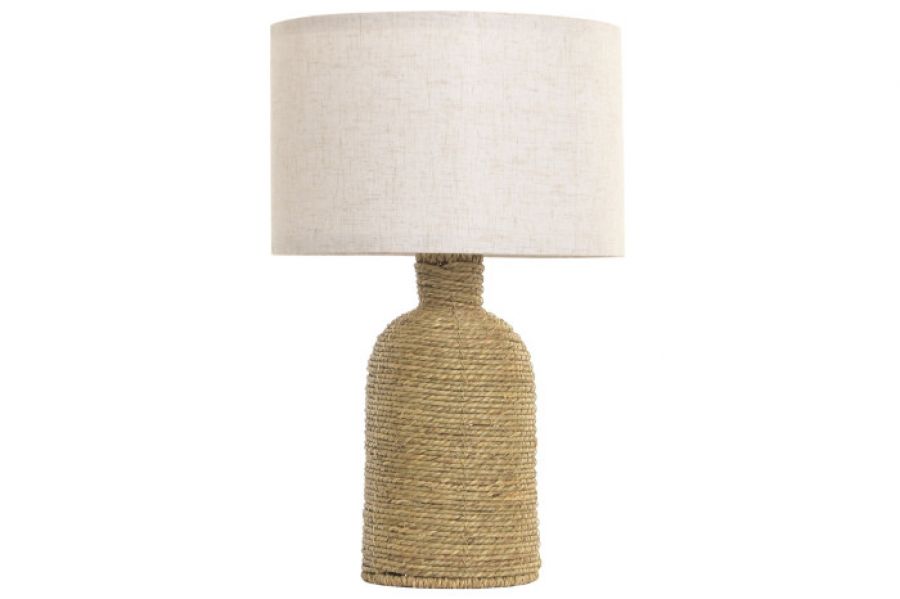 Lampa stołowa Selva pleciona boho 52 cm